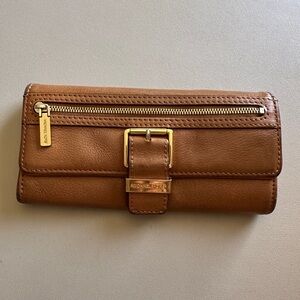 Michael Kors Brown Leather Wallet